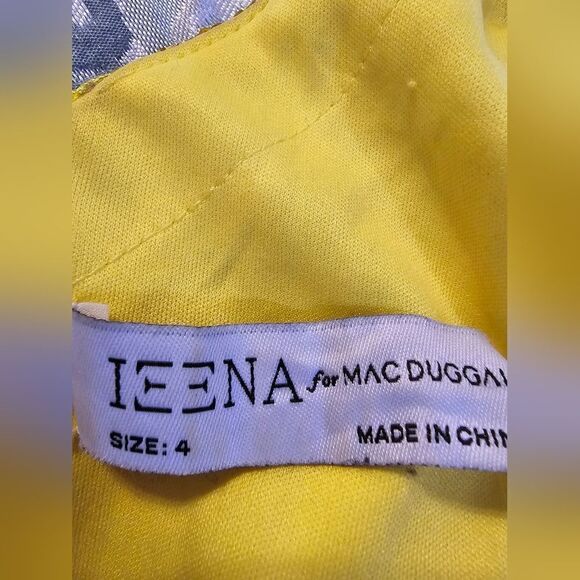 Mac Duggal 26694 Sequined Ruched One Shoulder Gown NWOT size 4 Yellow - Picture 7 of 7